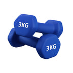 Neoprene Dumbbell Set (Pairs 0.5–10 kg) | Non-Slip Hex Dumbbell Weights UK