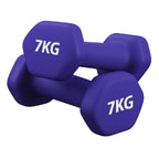 Neoprene Dumbbell Set (Pairs 0.5–10 kg) | Non-Slip Hex Dumbbell Weights UK