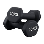 Neoprene Dumbbell Set (Pairs 0.5–10 kg) | Non-Slip Hex Dumbbell Weights UK