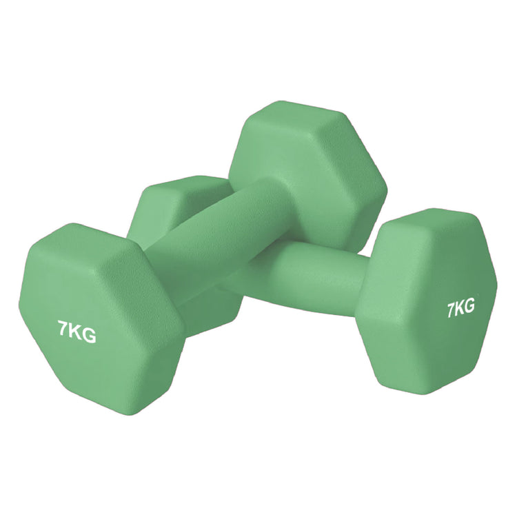 Neoprene Dumbbell Set (Pairs 0.5–10 kg) | Non-Slip Hex Dumbbell Weights UK