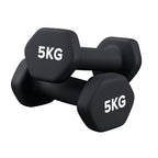Neoprene Dumbbells Pair – Home Gym Hand Weights for Exercise & Fitness Training