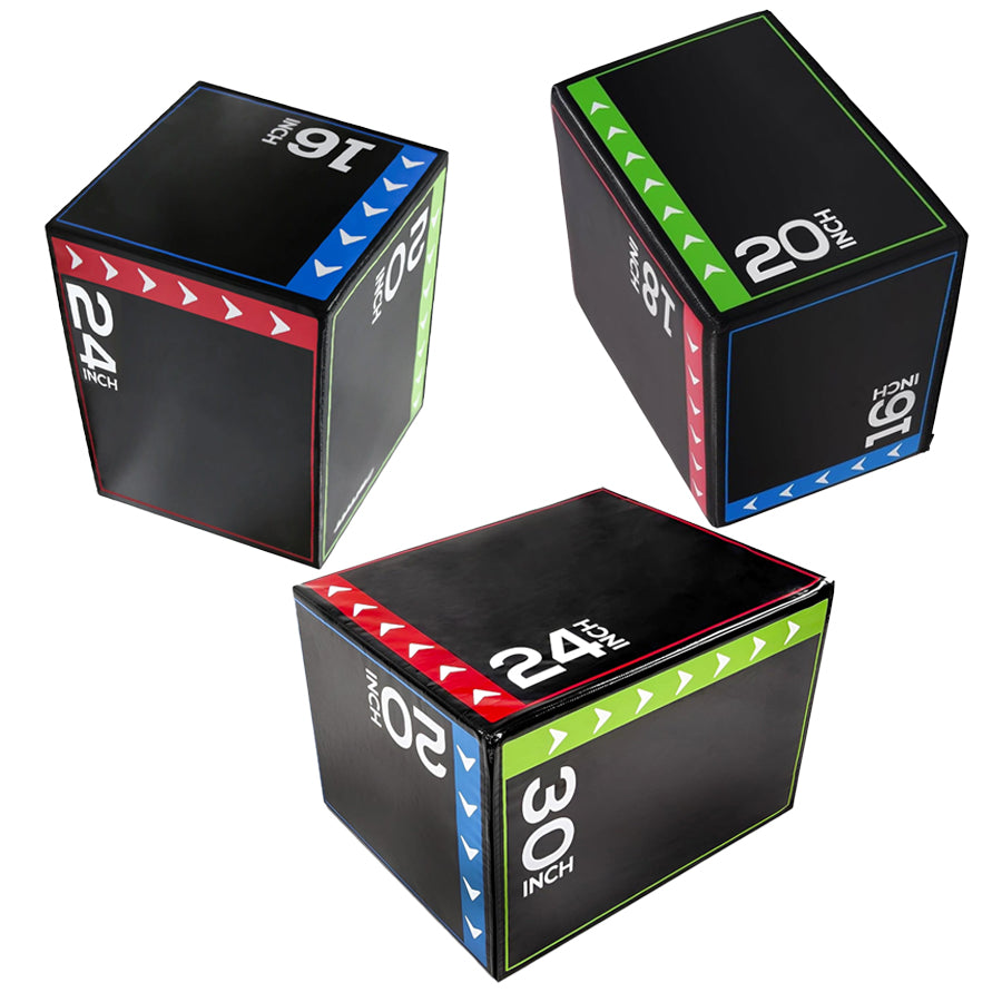 Foldable Jumpbox Soft Foam Plyometric Jump Box, CrossFit & HIIT – Home Gym Deals