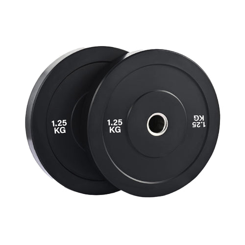 Olympic Bumper Weight Plates – Rubber Coated 2-Inch Disc Set