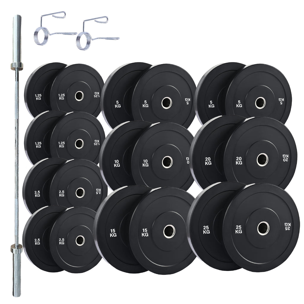 Olympic Bumper Weight Plates – Rubber Coated