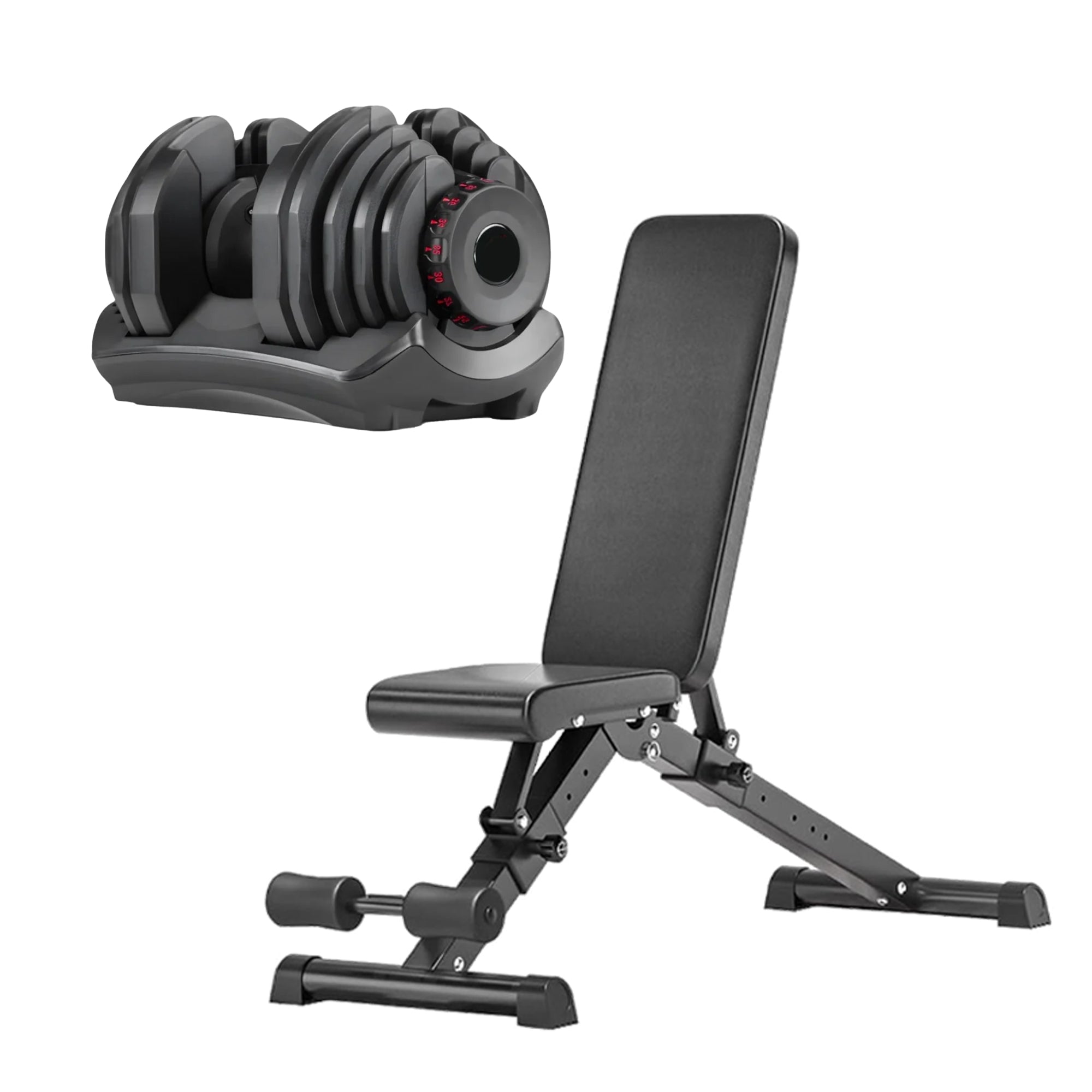 Single Dumbbell Adjustable Bench Combo