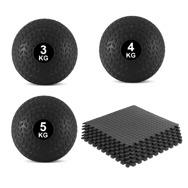 Threaded Slam Ball – Heavy Duty Slam Ball for Strength & Conditioning Training