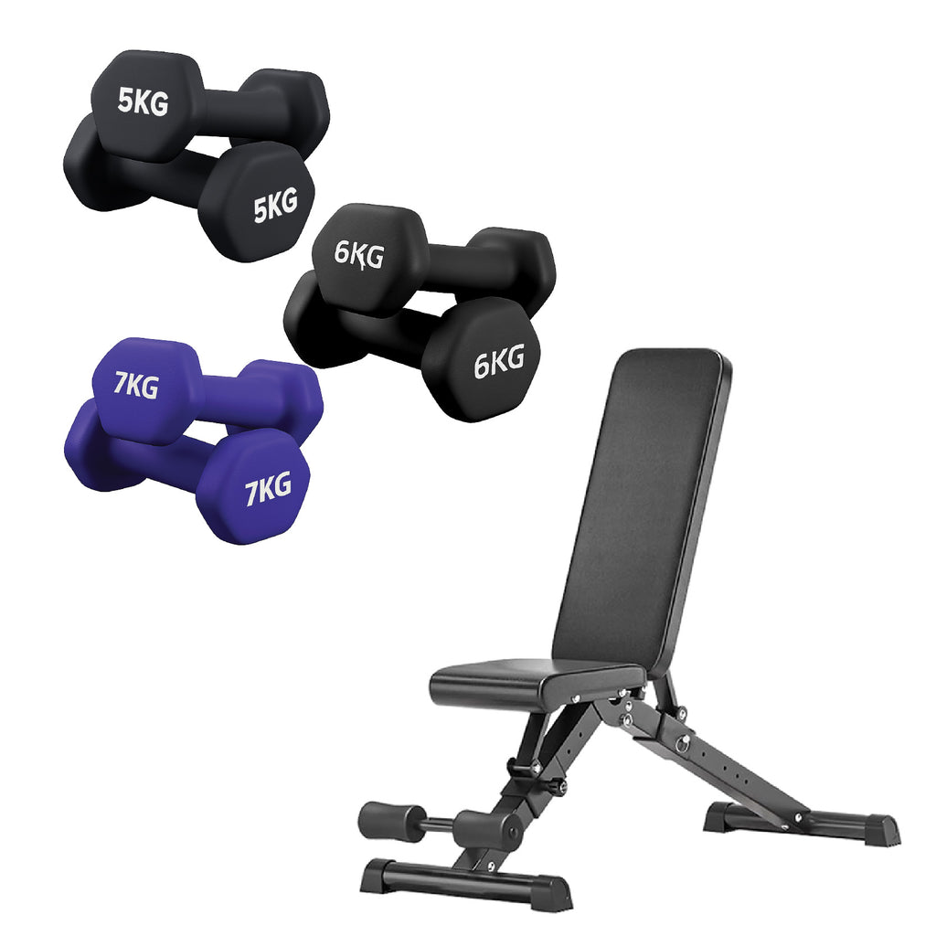 3 Tier Neoprene Hex Dumbbell Tree Rack – Heavy Duty Dumbbell Storage Rack for Home Gym