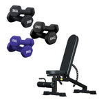 3 Tier Neoprene Hex Dumbbell Tree Rack – Heavy Duty Dumbbell Storage Rack for Home Gym