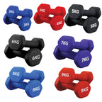 Neoprene Dumbbells Pair – Home Gym Hand Weights for Exercise & Fitness Training