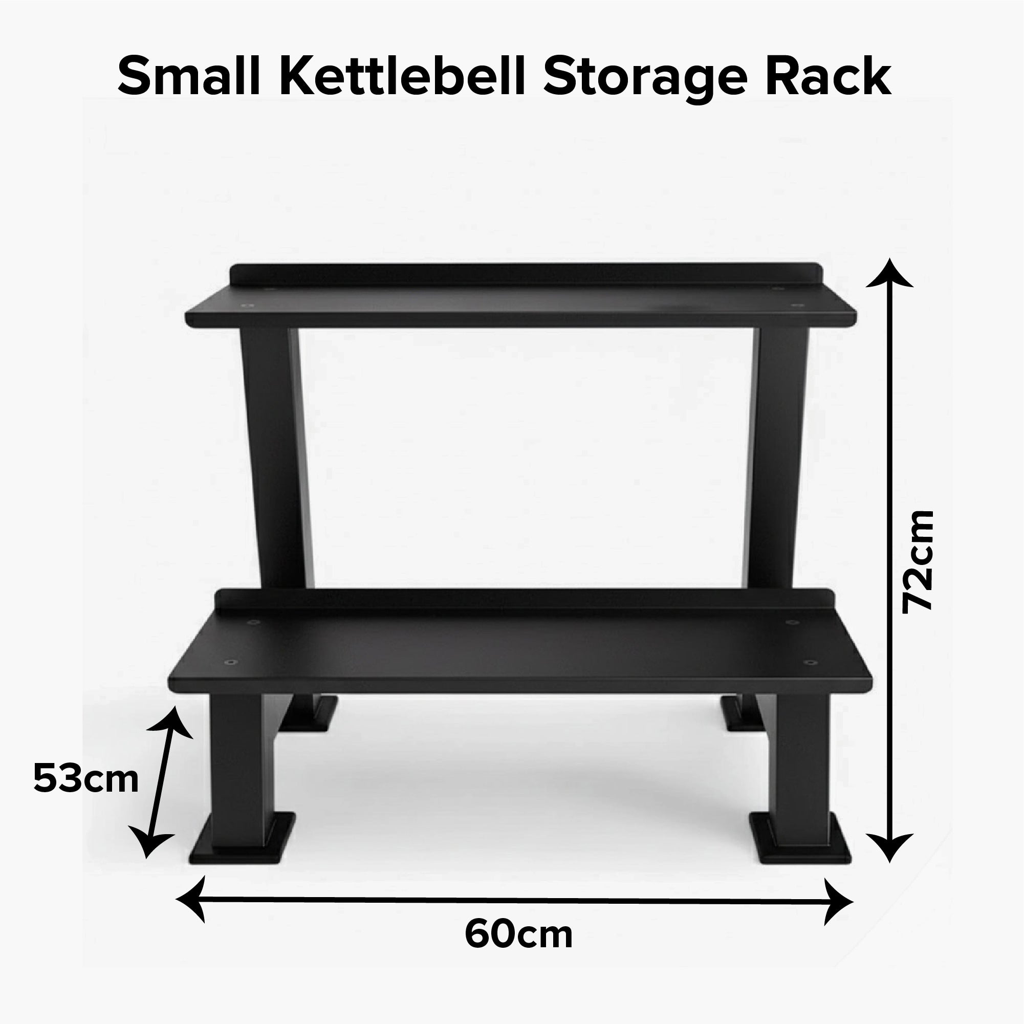 Commercial Half Kettlebell Rack for professional gyms, sturdy construction ensures long lasting performance and safety