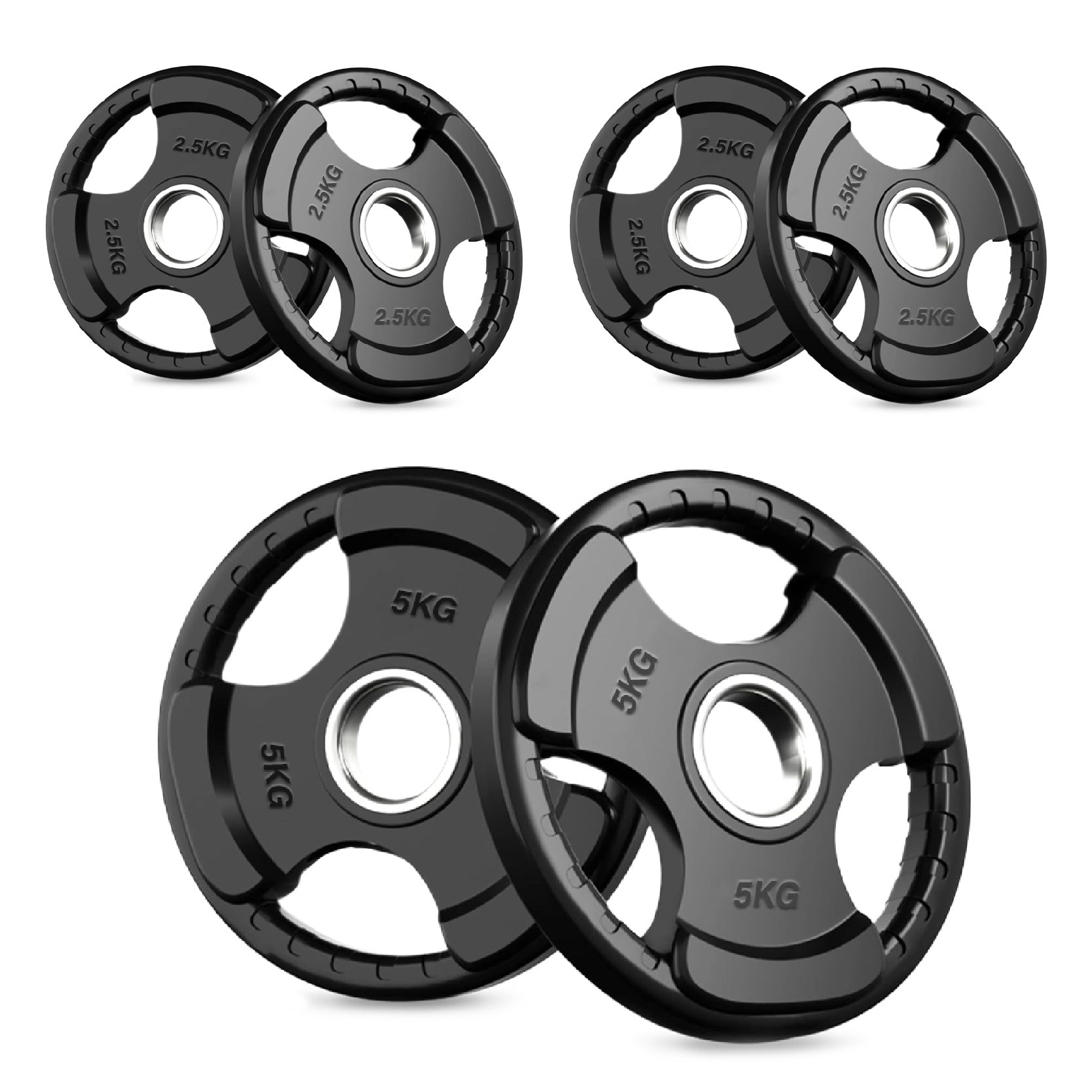 Tri Grip Cast Iron Weight Plates | 1.25kg to 25kg in UK