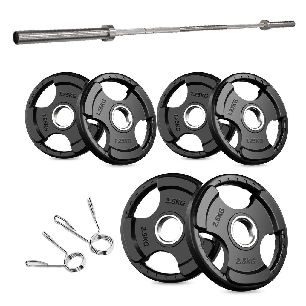 Tri Grip Cast Iron Weight Plates | 1.25kg to 25kg in UK