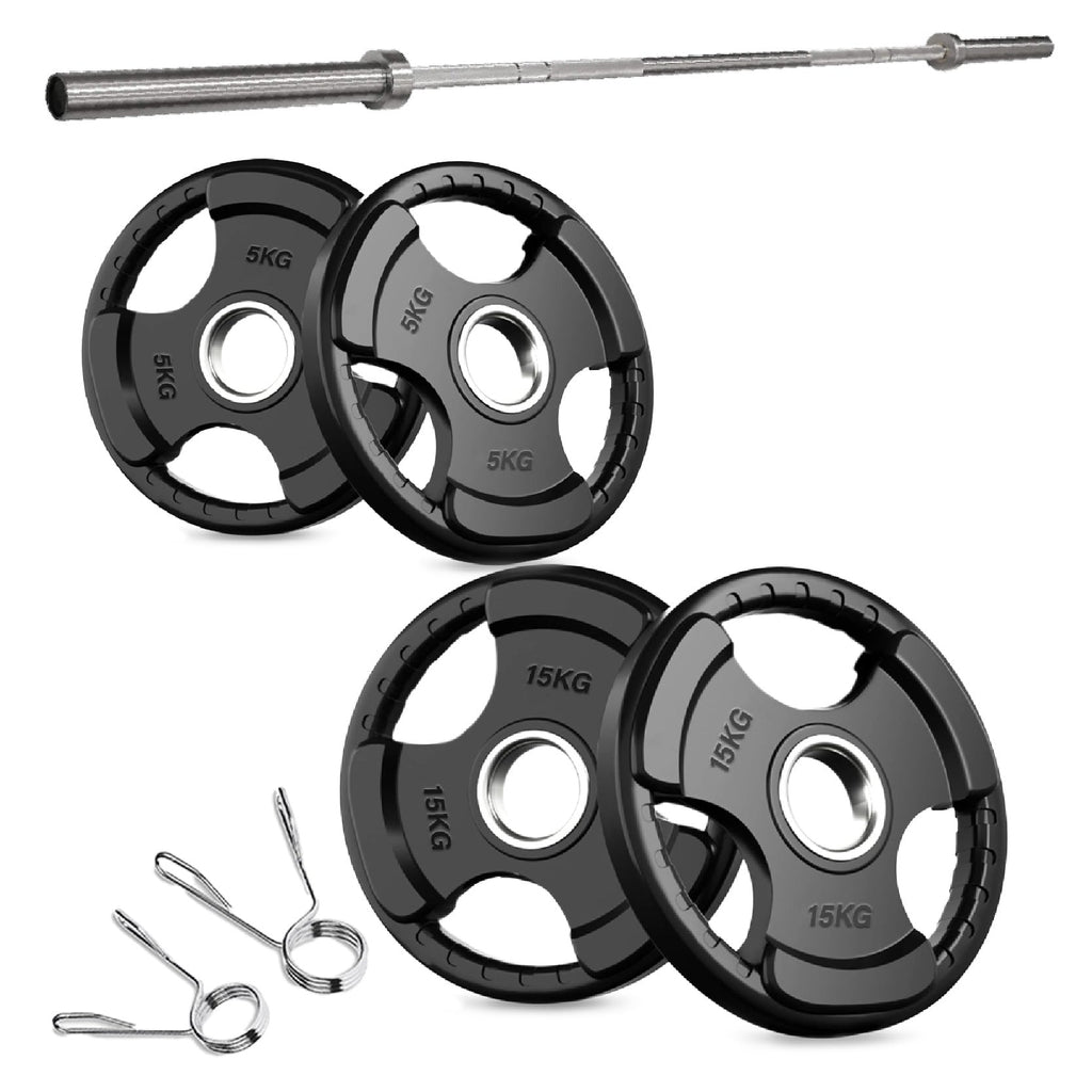 Tri Grip Cast Iron Weight Plates | 1.25kg to 25kg in UK