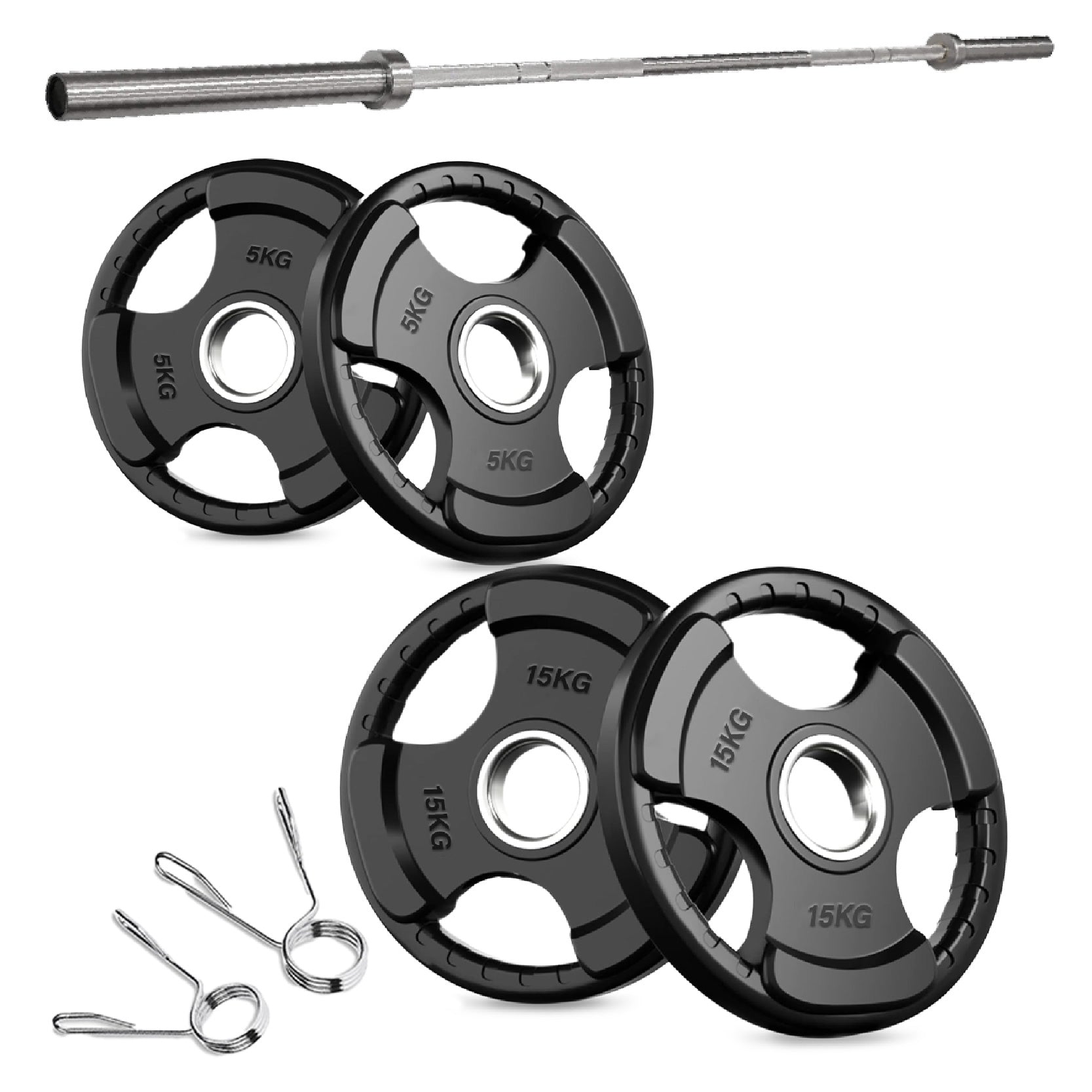 Tri Grip Cast Iron Weight Plates | 1.25kg to 25kg in UK