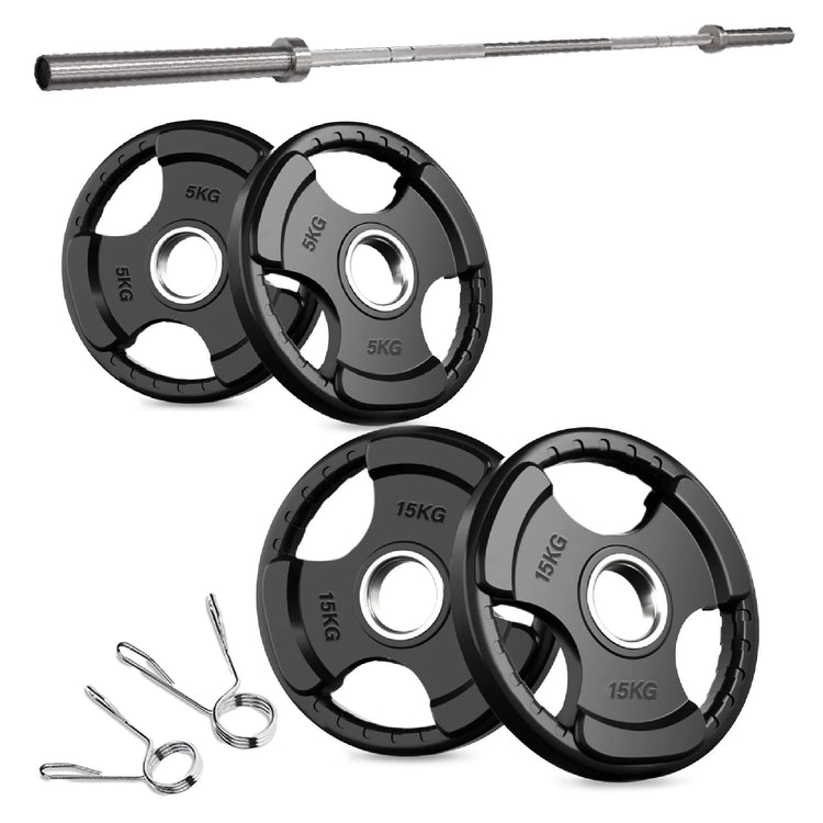 Tri Grip Cast Iron Weight Plates | 1.25kg to 25kg in UK