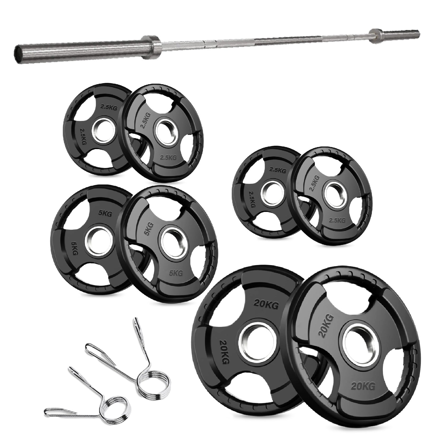 Tri Grip Cast Iron Weight Plates | 1.25kg to 25kg in UK