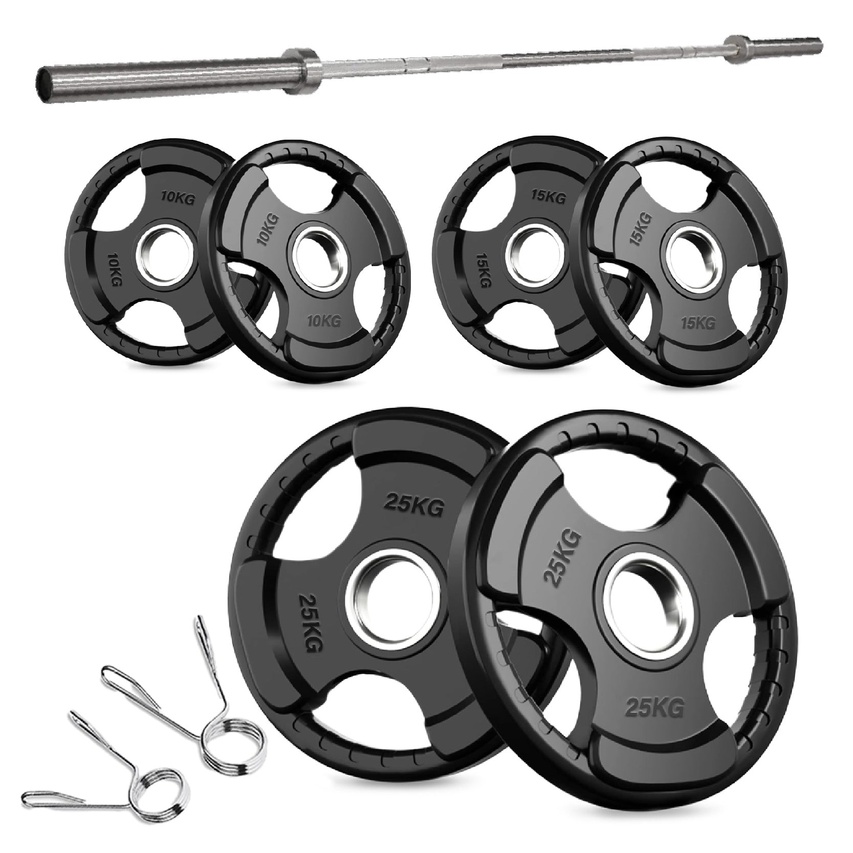 Tri Grip Cast Iron Weight Plates | 1.25kg to 25kg in UK