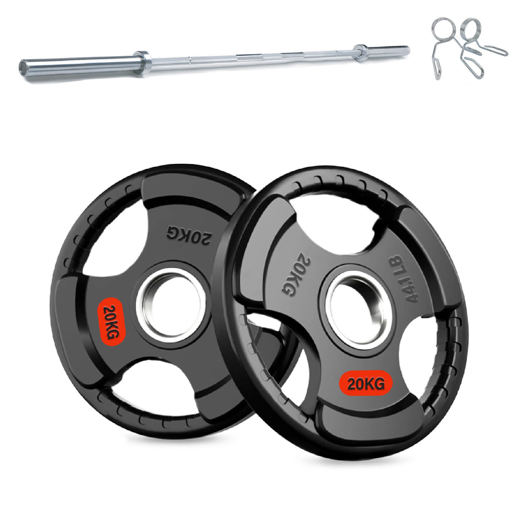 Tri Grip Cast Iron Weight Plates | 1.25kg to 25kg in UK