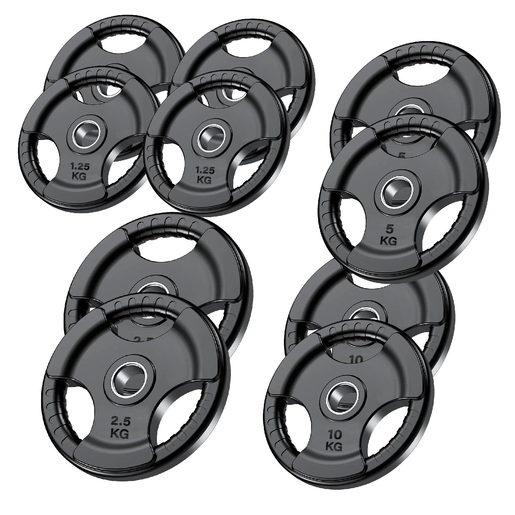 Tri Grip Cast Iron Weight Plates | 1.25kg to 25kg in UK
