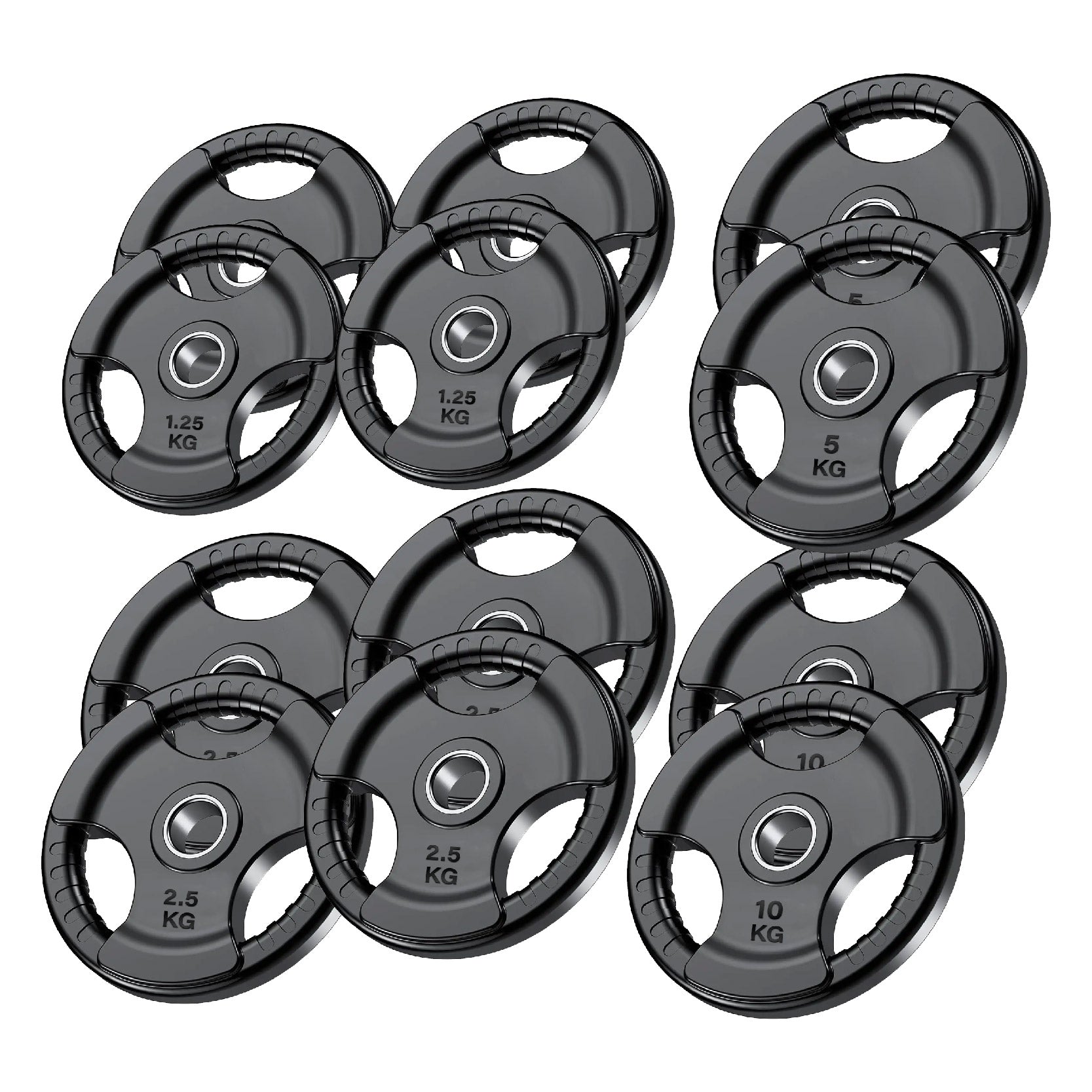 Tri Grip Cast Iron Weight Plates | 1.25kg to 25kg in UK