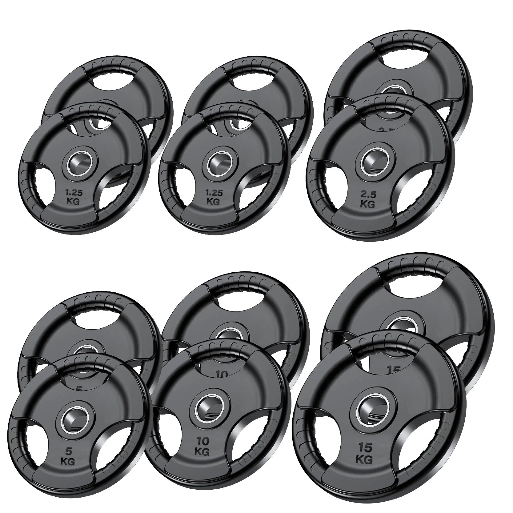 Tri Grip Cast Iron Weight Plates | 1.25kg to 25kg in UK