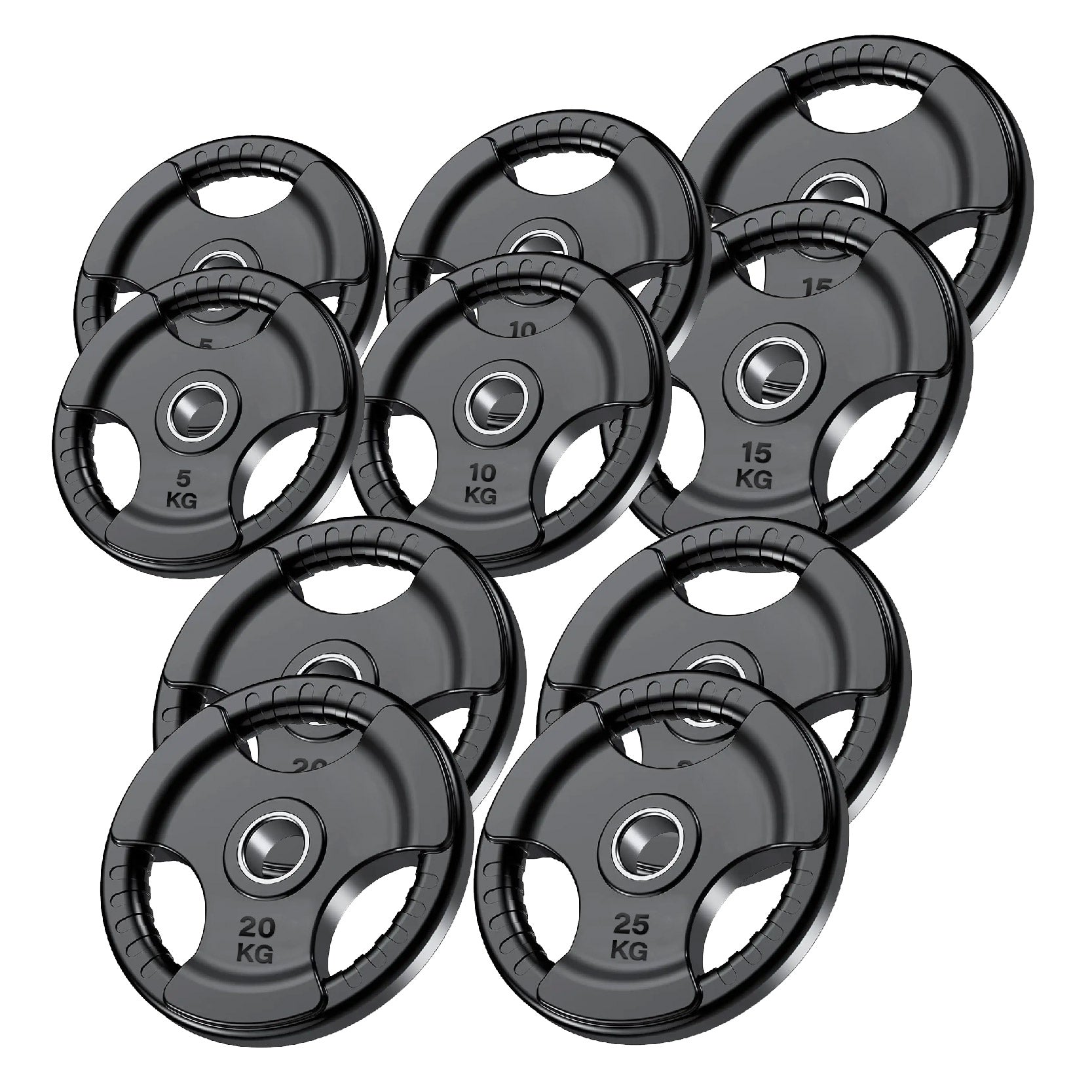 Tri Grip Cast Iron Weight Plates | 1.25kg to 25kg in UK
