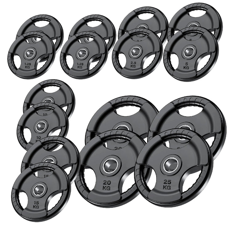 Tri Grip Cast Iron Weight Plates | 1.25kg to 25kg in UK