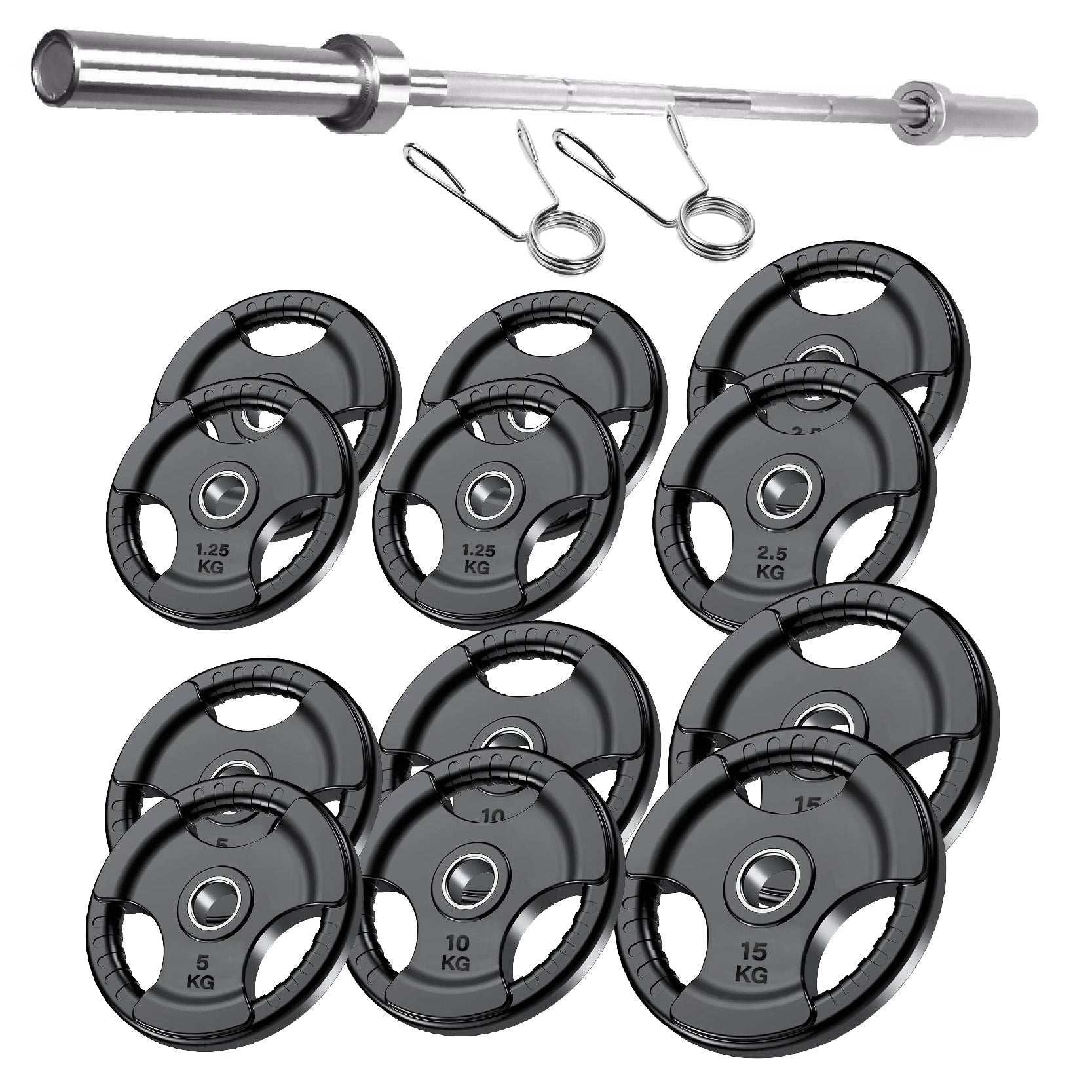 Tri Grip Cast Iron Weight Plates | 1.25kg to 25kg in UK