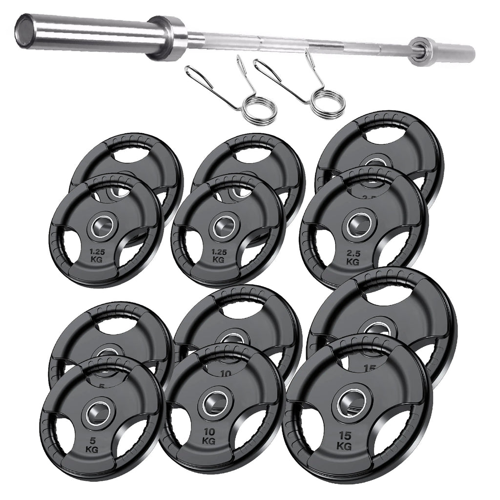 Tri Grip Cast Iron Weight Plates | 1.25kg to 25kg in UK