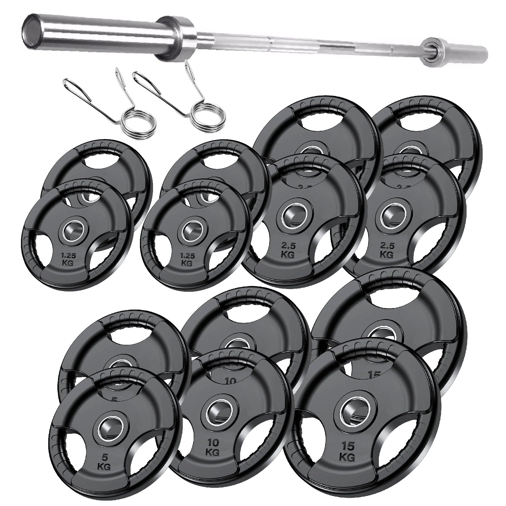 Tri Grip Cast Iron Weight Plates | 1.25kg to 25kg in UK