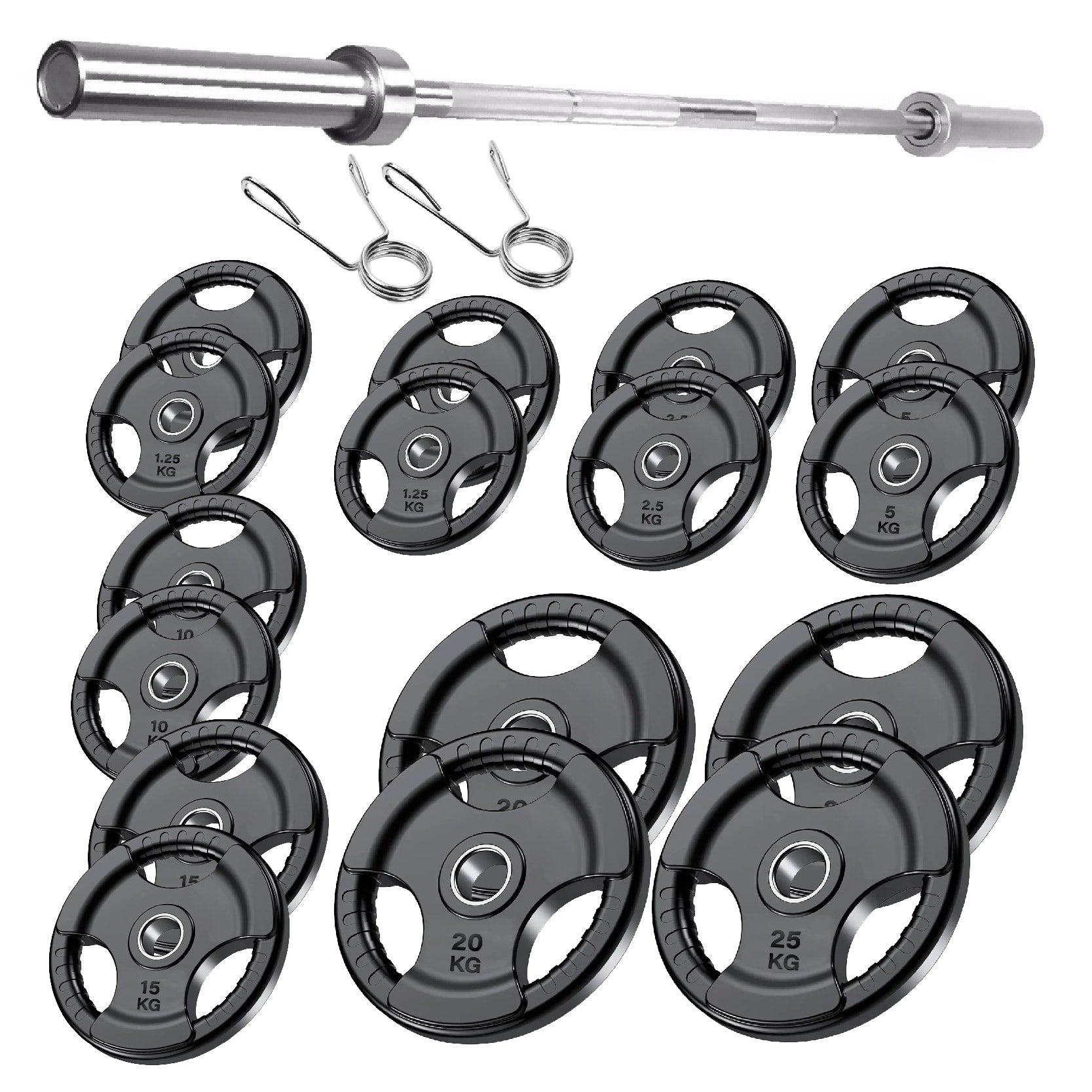 Tri Grip Cast Iron Weight Plates | 1.25kg to 25kg in UK