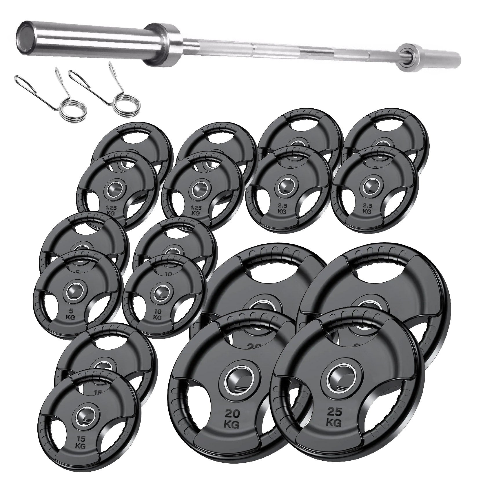 Tri Grip Cast Iron Weight Plates | 1.25kg to 25kg in UK