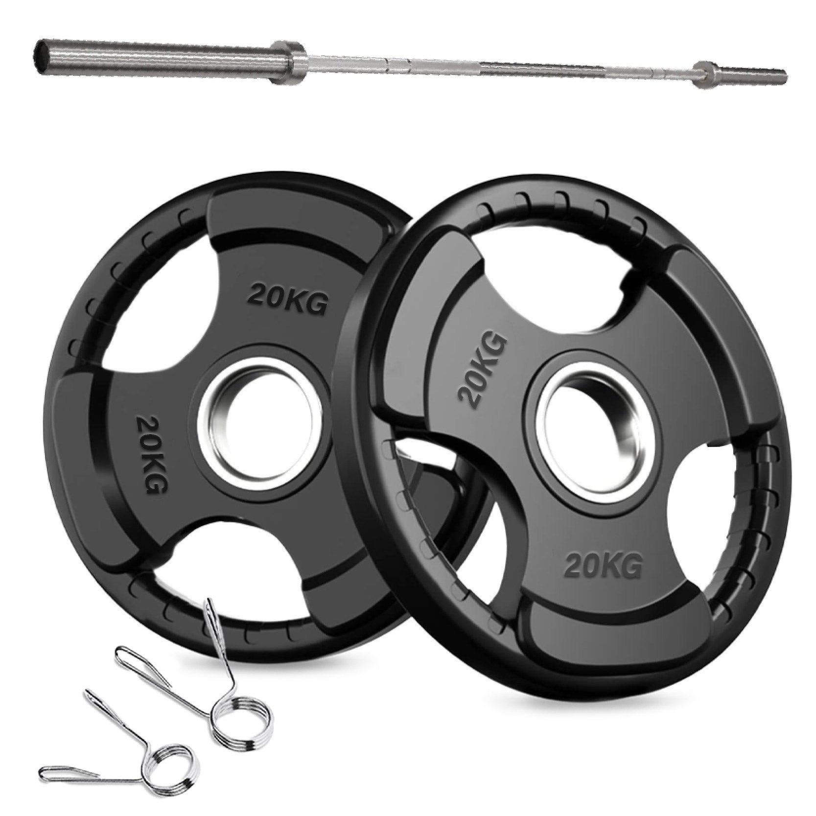 Tri Grip Cast Iron Weight Plates | 1.25kg to 25kg in UK