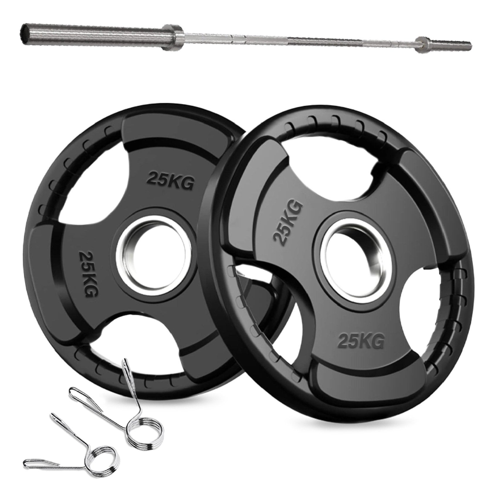 Tri Grip Cast Iron Weight Plates | 1.25kg to 25kg in UK