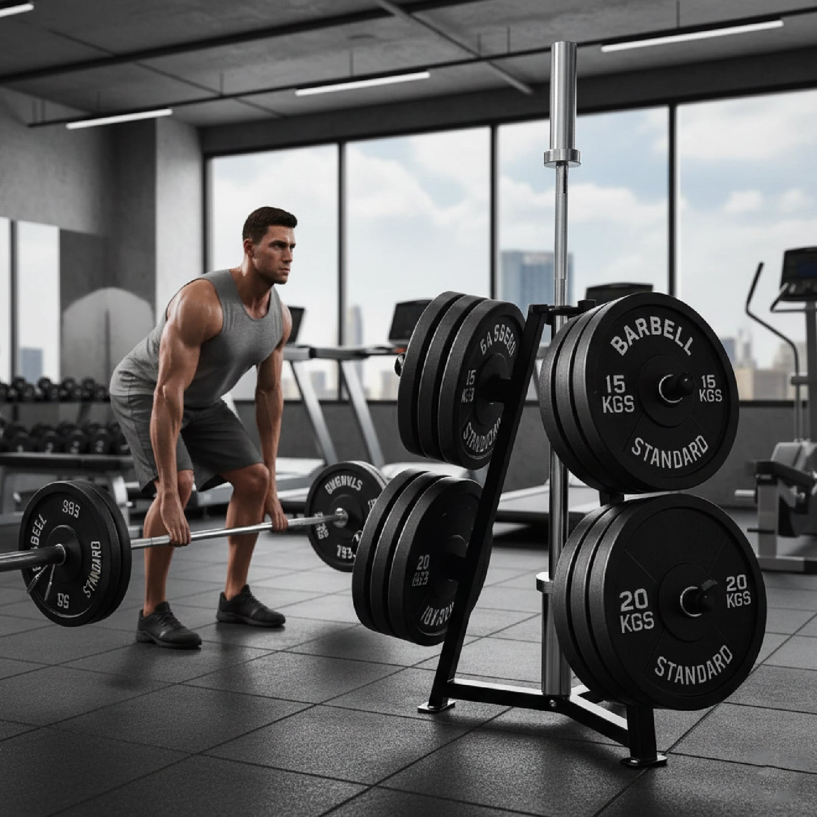 Weight Plate Storage Rack