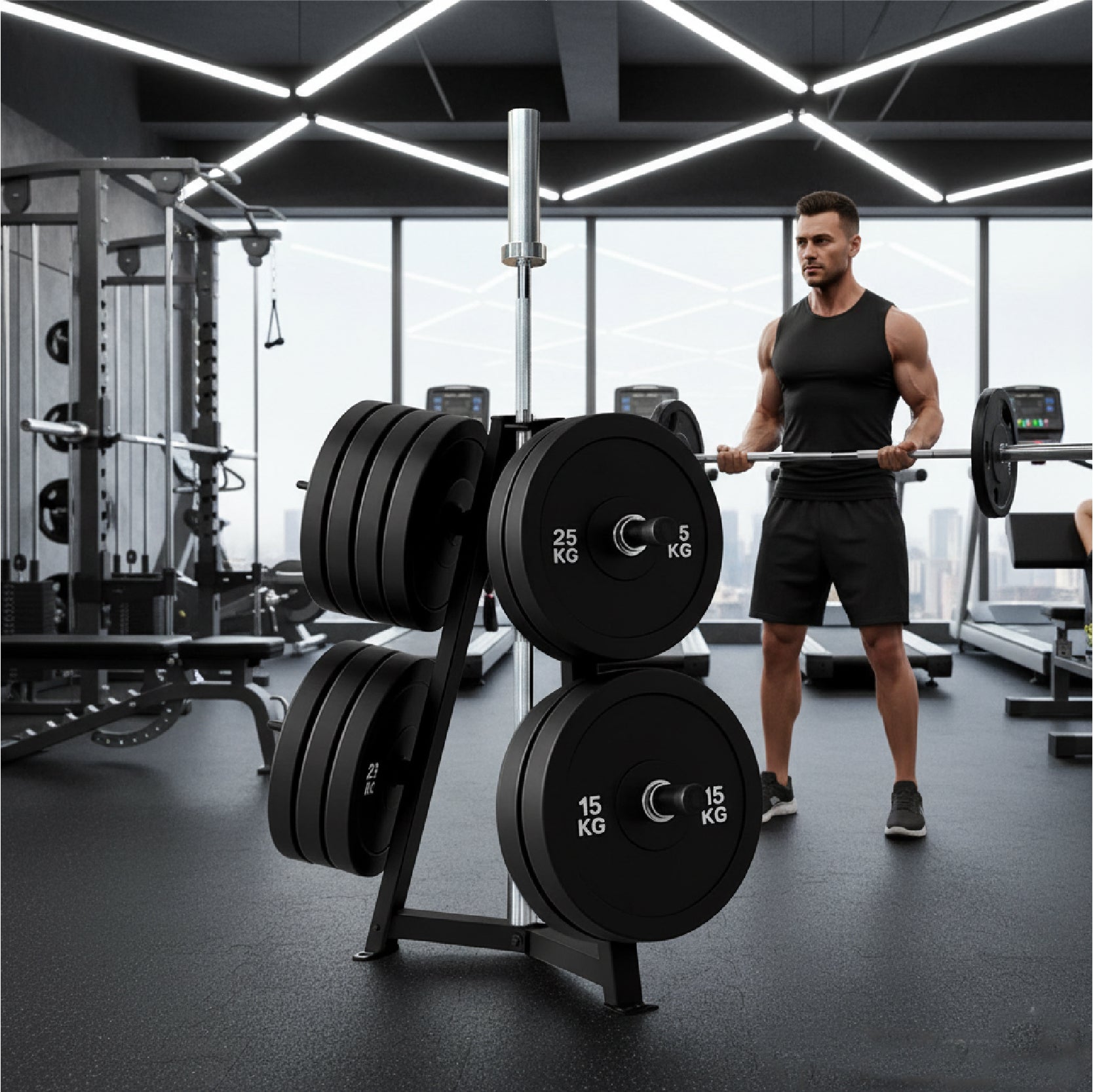 Weight Plate Storage Rack | HomeGymDeals UK