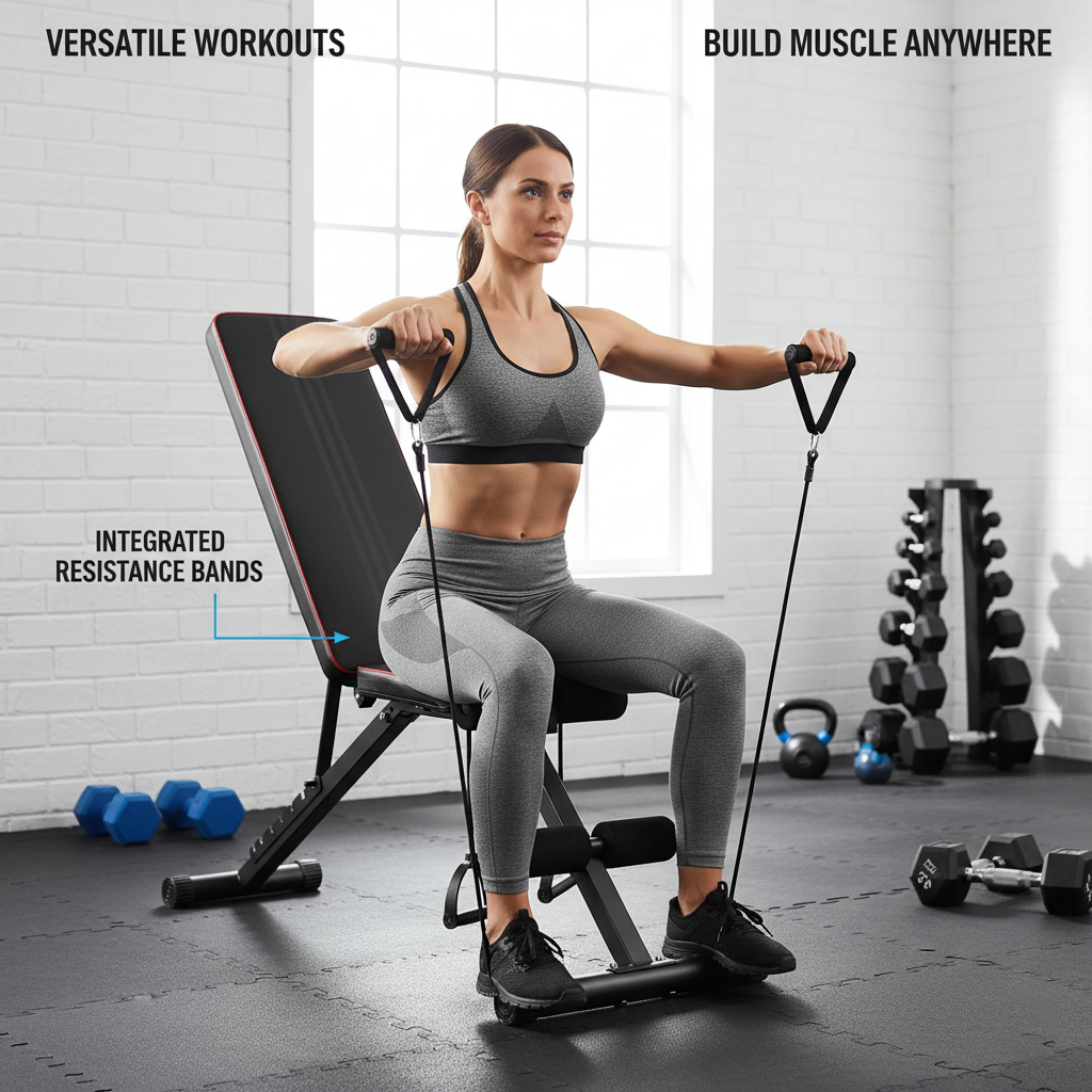 Foldable Adjustable Workout Bench | HomeGymDeals UK