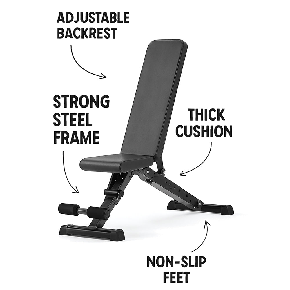 Foldable Adjustable Workout Bench | HomeGymDeals UK