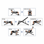 Foldable Adjustable Workout Bench | HomeGymDeals UK