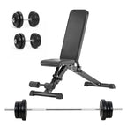 Adjustable Dumbbells & Barbell Set 65kg – 2-in-1 Free Weights for Home Gym
