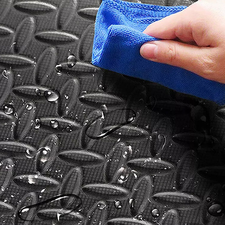 Gym Flooring Mats – Non-Slip EVA Foam Interlocking Tiles Black