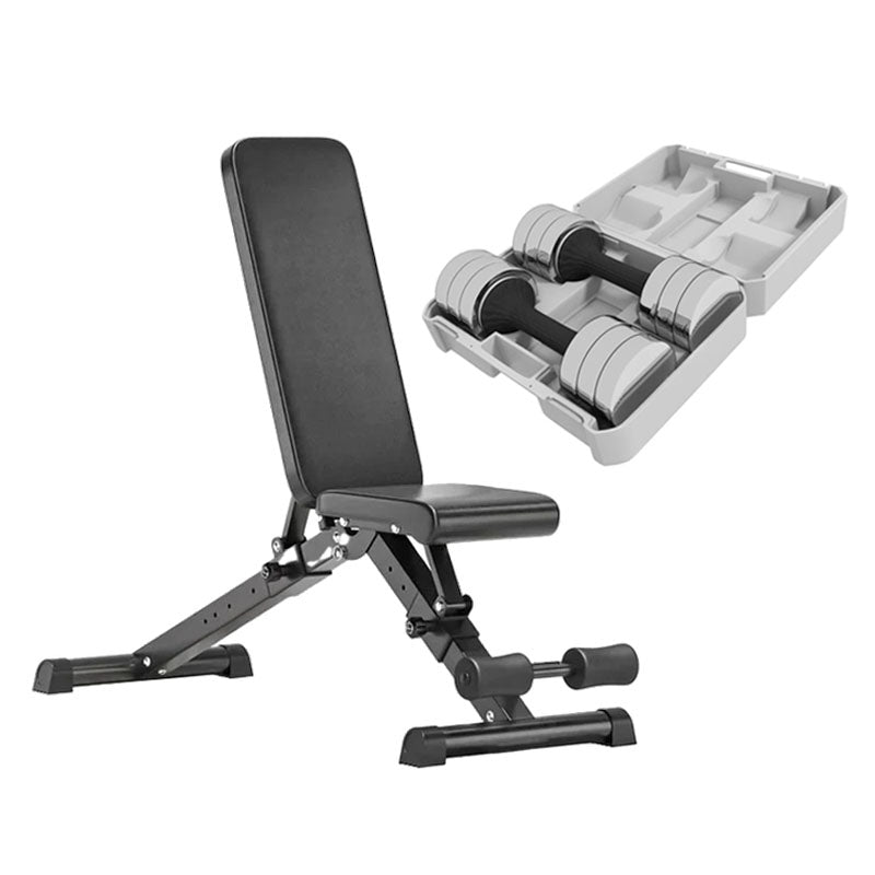 Adjustable Dumbbells Pair 2.5–10kg – Compact 3-in-1 Weights for Home Gym