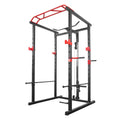 Power Cage with Cable Pulley – Home Gym Power Rack for Strength Training