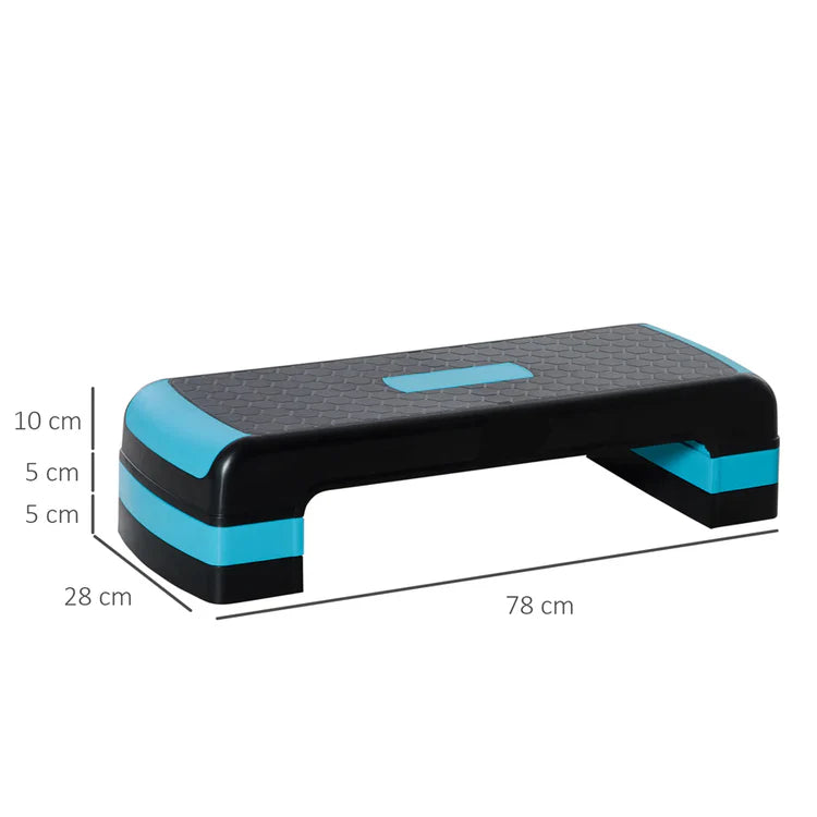 Aerobic Step Platform – Adjustable Height Stepper for Home Workouts
