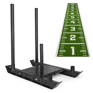 10m Sprint Mat & Sledge – Turf Track for Speed & Strength Training
