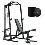 Smith Machine & Cable Pulley Home Gym | Weight Bench UK