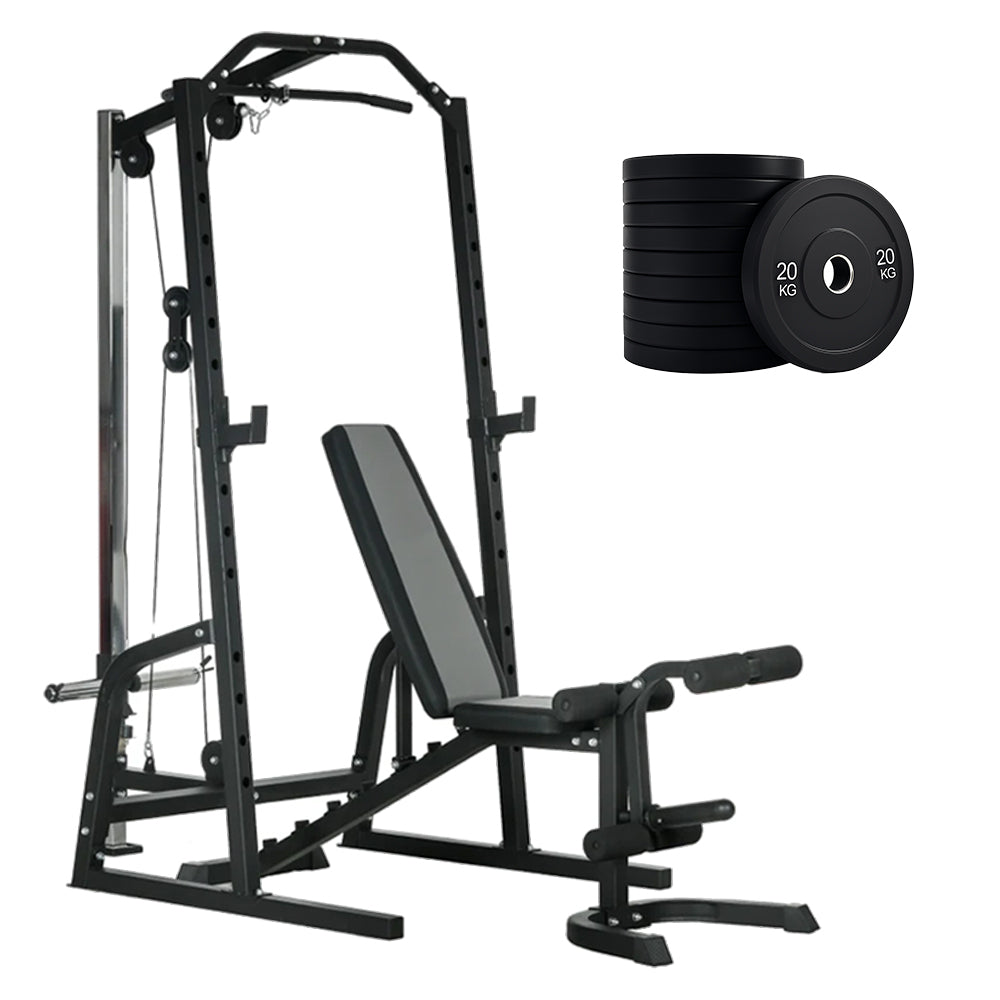 Smith Machine & Cable Pulley Home Gym | Weight Bench UK