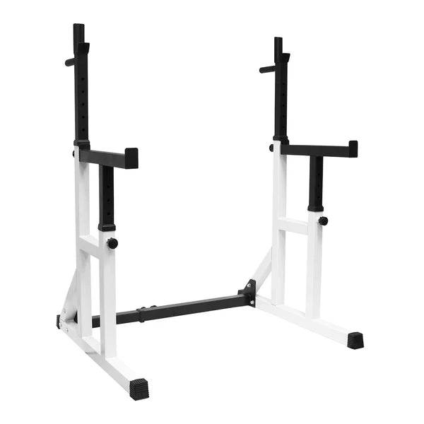 Heavy Duty Squat Rack Black & White